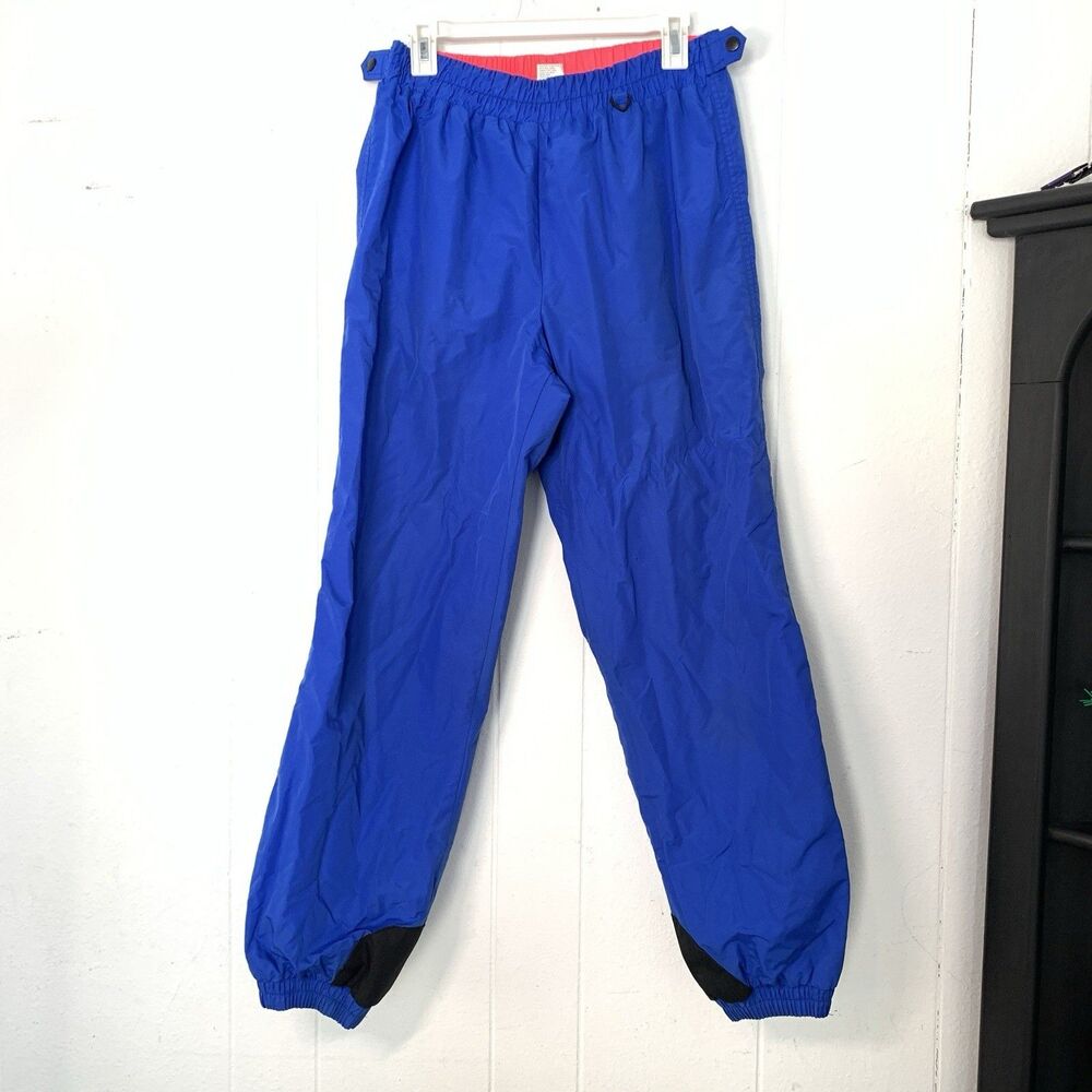 Vtg Columbia Sportswear Men’s Medium Snow Pants Winter USA Nylon Blue 90s